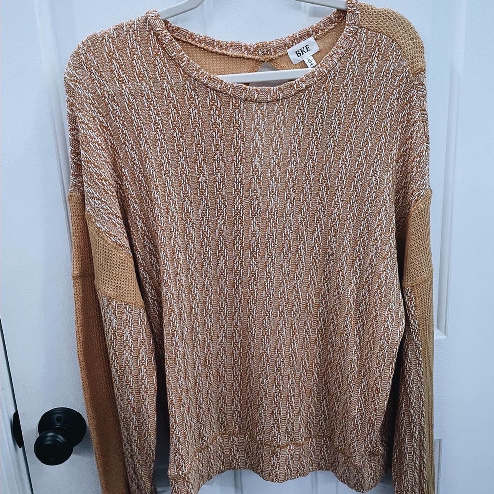 yellow bke sweater